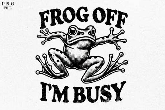 Download Retro Funny Animal Frog Puns PNG - Funny animal Collection